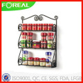 Rolagem Wall Mount Spice Rack preto